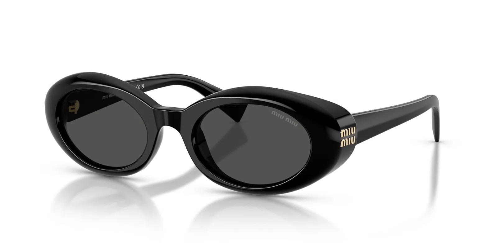 Miu B09SF Sunglasses - Black - view 3